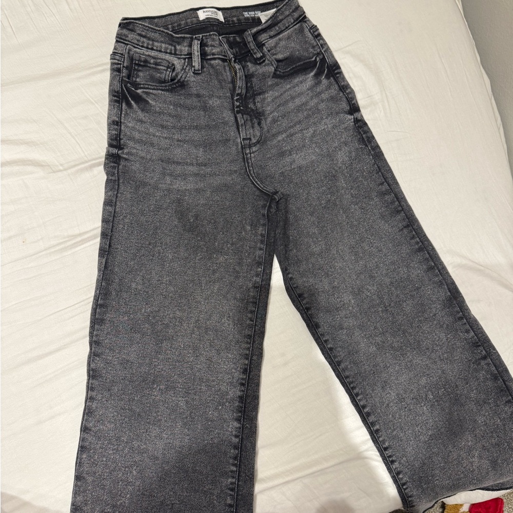 Kensie Black Ankle & Cropped Jeans